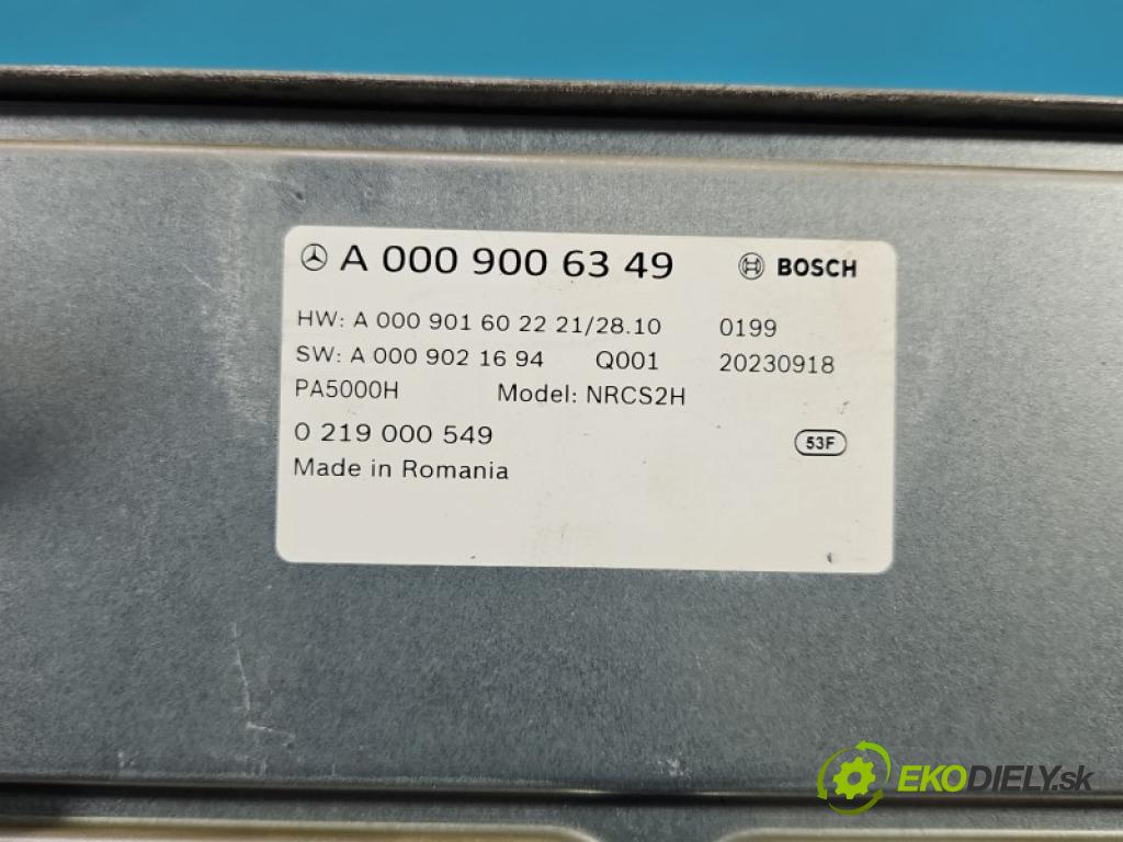 Mercedes C W206 2021- 1.5 T 254915 170 HP automatic 125 kW 1496 cm3 4- riadiaca jednotka parkovaní: A0009006349