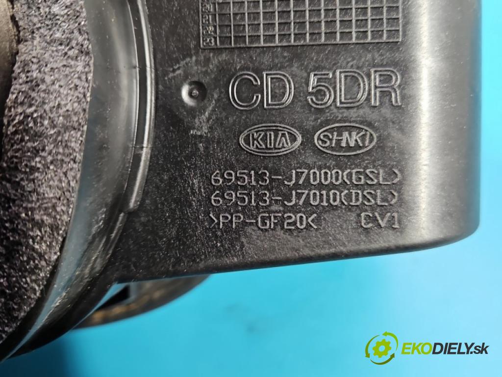 Kia Ceed III 2018- 1.6 CRDI 136hp manual 100 kW 1598 cm3 5- Klapka nalévání paliva 69513-J7000 (Klika dveří ostatní)