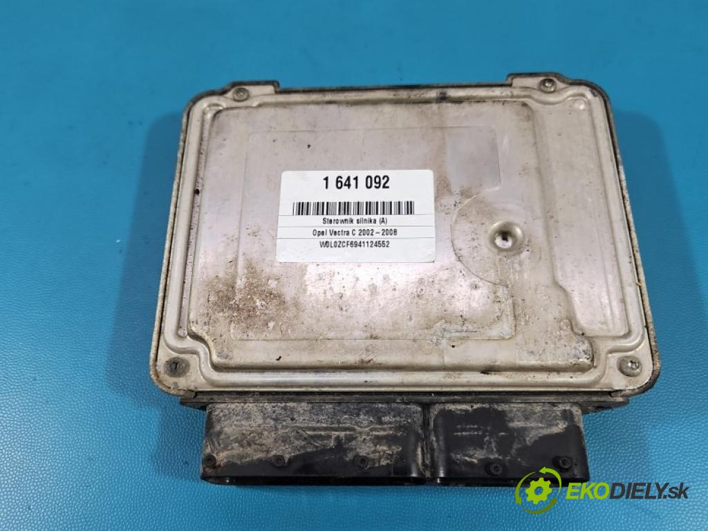 Opel Vectra C 2002-2008 1.9 cdti 150 hp manual 110 kW 1910 cm3 4- řídící jednotka motoru 0281011449