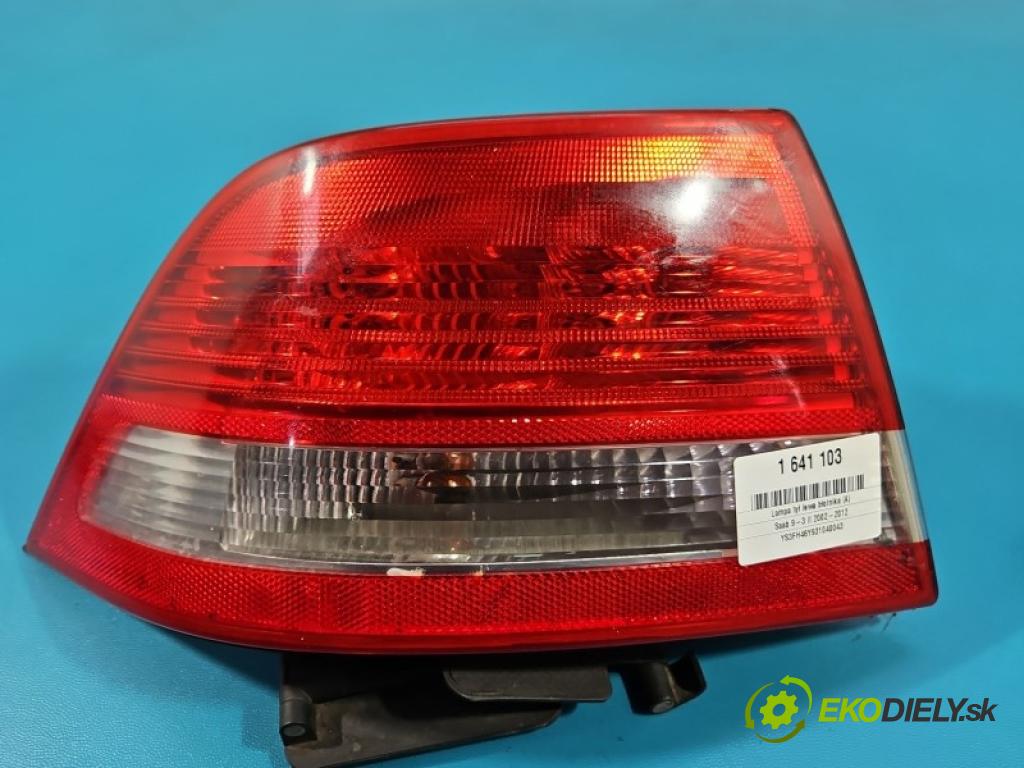 Saab 9-3 II 2002-2012 2.0 T 209KM manual 154 kW 1998 cm3 4- světlo zadní levé blatník: 12785759