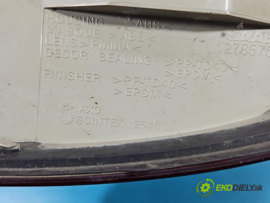 Saab 9-3 II 2002-2012 2.0 T 209KM manual 154 kW 1998 cm3 4- světlo zadní levé blatník: 12785759