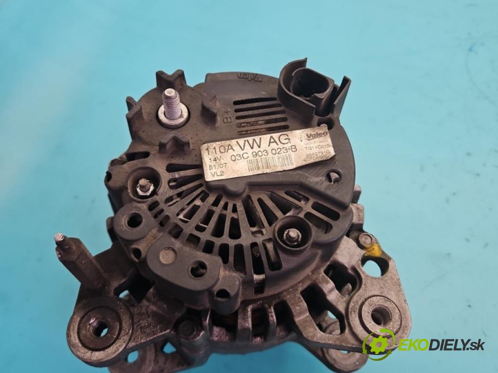 Vw Golf V 2003-2009 1.4 TSI 140 hp manual 103 kW 1390 cm3 5- Alternator 03C903023B (Alternátor)
