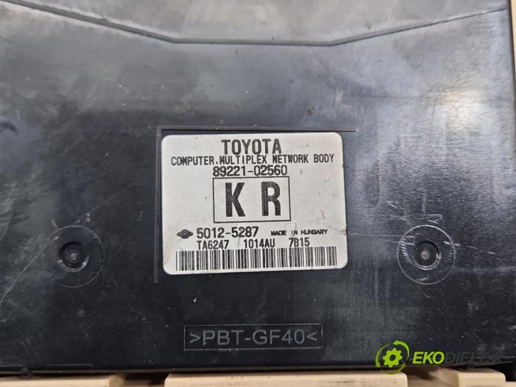Toyota Corolla E16/E18  2013-2019 1.6 16V 132  HP automatic 97 kW 1598 cm3 4- riadiaca jednotka ostatné 89221-02560
