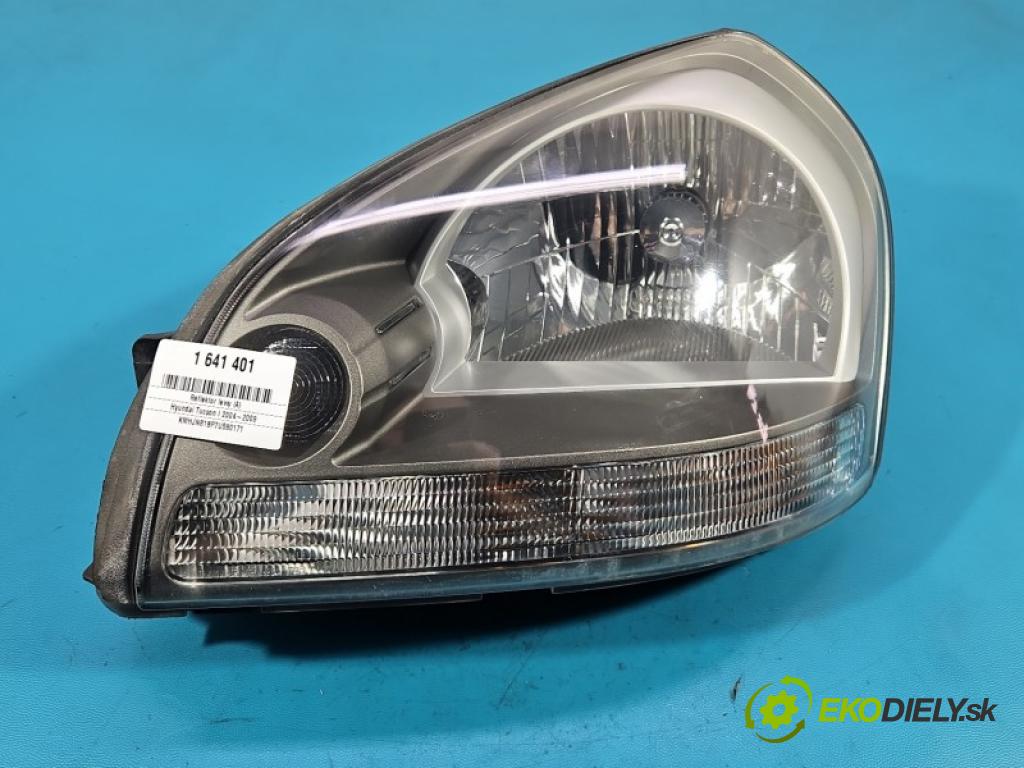 Hyundai Tucson I 2004-2009 2.0 16V 141 HP manual 104 kW 1975 cm3 5- Reflektor: ľavý 92101-2EXXX (Kľučka dverí ostatné)