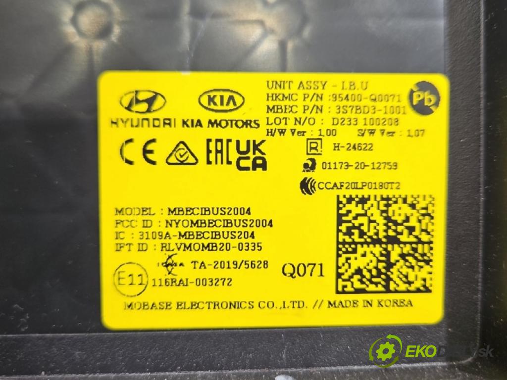 Hyundai i20 III 2020- 1.0 T 100 HP manual 73.5 kW 998 cm3 5- riadiaca jednotka ostatné 95400-Q0071
