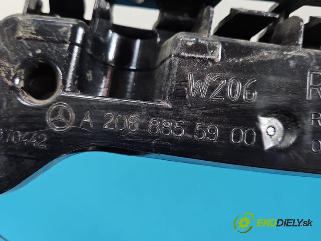 Mercedes C W206 2021- 1.5 T 254915 170 hp automatic 125 kW 1496 cm3 4- Boty: nárazníku zadní pravý A2068800401