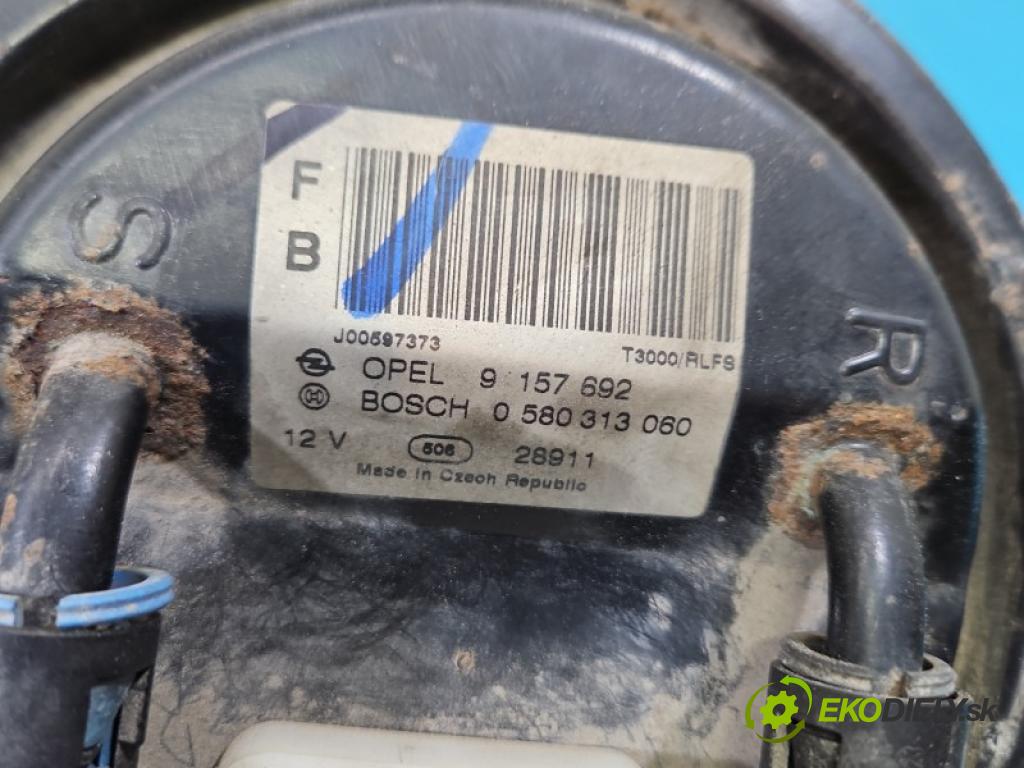 Opel Astra II 1998-2009 1.6 16V 101 hp manual 74 kW 1598 cm3 5- čerpadlo paliva 9157692