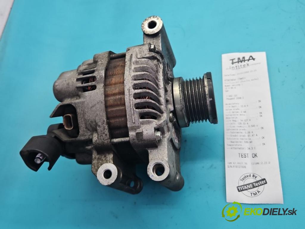 Peugeot 2008 I 2013-2019 1.6 16V 120 hp manual 88 kW 1598 cm3 5- Alternator 757695680 (Alternátor)