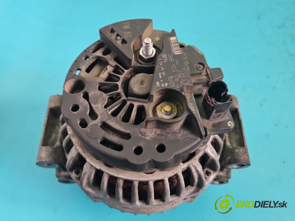 Audi A4 B6 2000-2004 1.8 T 150 hp manual 110 kW 1781 cm3 4- Alternator 06B903016Q (Alternátor)