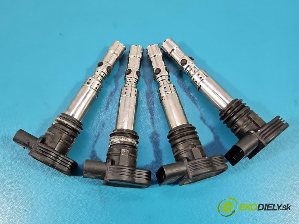 Audi A4 B6 2000-2004 1.8 T 150 HP manual 110 kW 1781 cm3 4- cievka zapaľovacia 06A905115D (Zapaľovacia cievka)