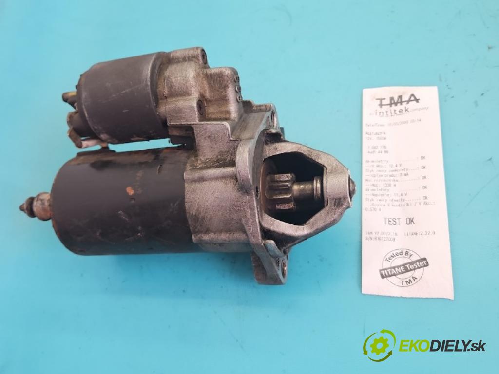 Audi A4 B6 2000-2004 1.8 T 150 HP manual 110 kW 1781 cm3 4- štartér  (Štartér)
