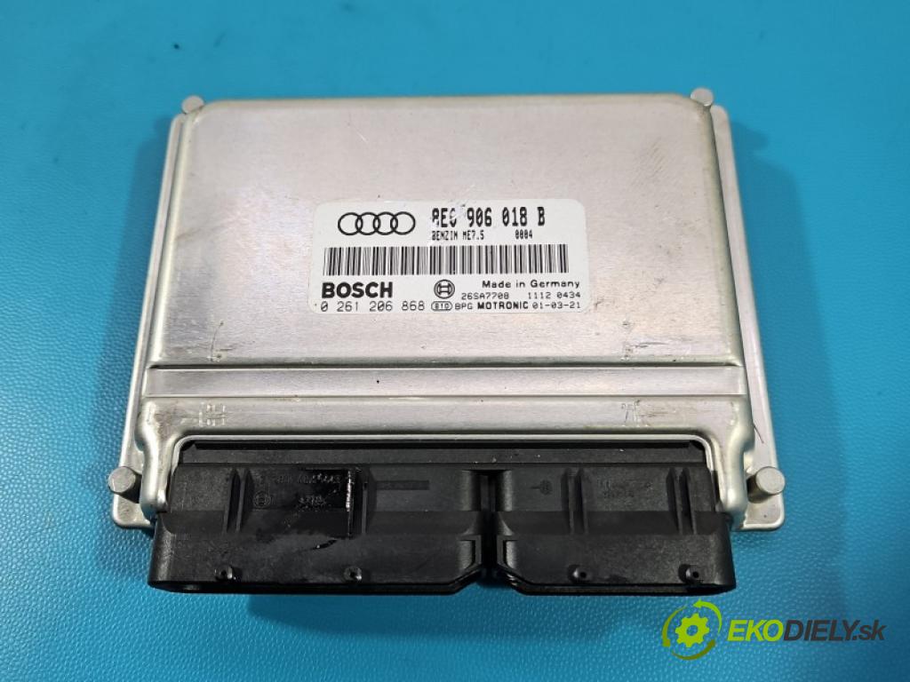 Audi A4 B6 2000-2004 1.8 T 150 hp manual 110 kW 1781 cm3 4- řídící jednotka motoru BE0906018B