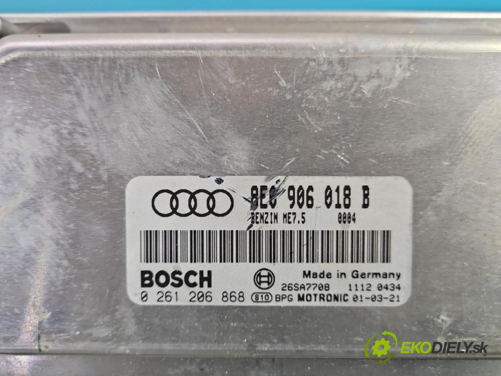 Audi A4 B6 2000-2004 1.8 T 150 hp manual 110 kW 1781 cm3 4- řídící jednotka motoru BE0906018B
