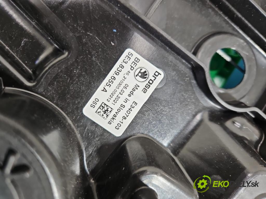 Skoda Octavia IV 2019- 2.0 tdi 150 HP automatic 110 kW 1968 cm3 5- mechanizmus okna zadné ľavý 5E3839655A