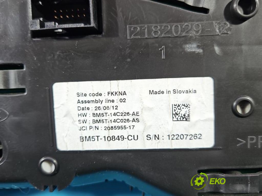 Ford Focus Mk3 2010-2018 1.6 tdci 95 hp manual 70 kW 1560 cm3 5- Přístrojová deska BM5T-10849-CU (Přístrojová deska)