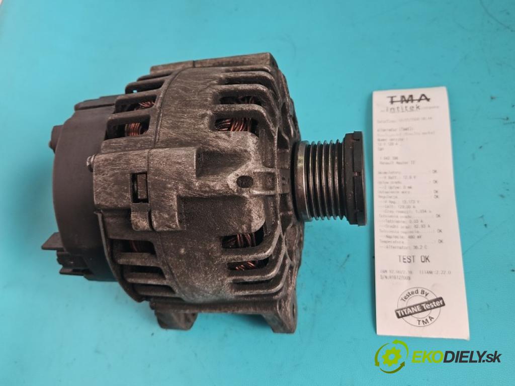 Renault Master II 1998-2010 2.2 dci 90 hp manual 66 kW 2188 cm3 5- Alternator 8200162474 (Alternátor)