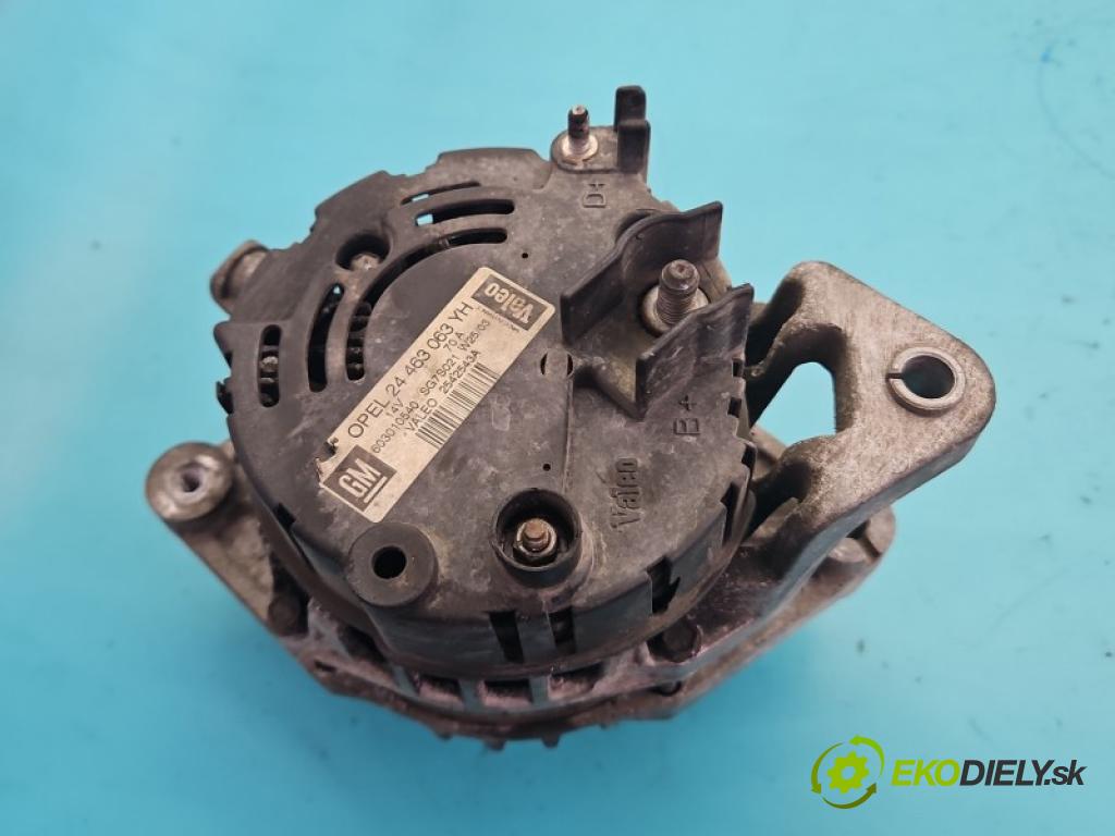 Opel Astra II 1998-2009 1.4 16V 90 hp manual 66 kW 1399 cm3 5- Alternator 24463063 (Alternátor)