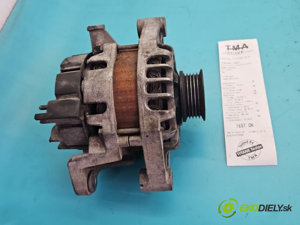 Opel Astra II 1998-2009 1.4 16V 90 hp manual 66 kW 1399 cm3 5- Alternator 24463063 (Alternátor)