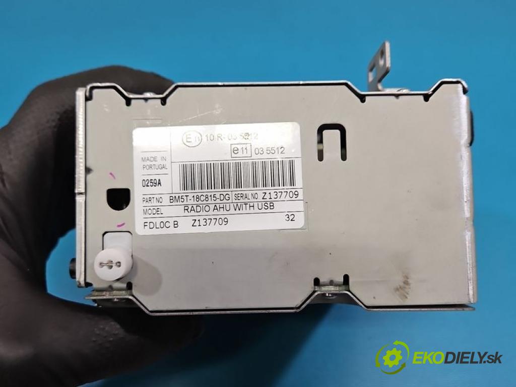 Ford Focus Mk3 2010-2018 1.6 tdci 95 hp manual 70 kW 1560 cm3 5- Radio továrna: BM5T-18C815-DG