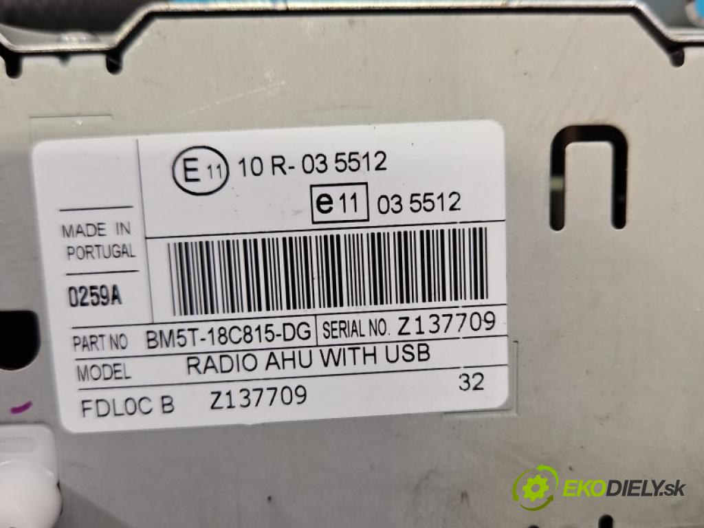 Ford Focus Mk3 2010-2018 1.6 tdci 95 hp manual 70 kW 1560 cm3 5- Radio továrna: BM5T-18C815-DG