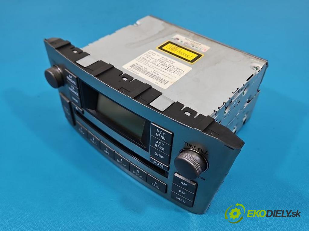 Toyota Avensis II T25 2003-2008 2.0 D4D 126 HP manual 93 kW 1998 cm3 5- Radio originál 86120-05120