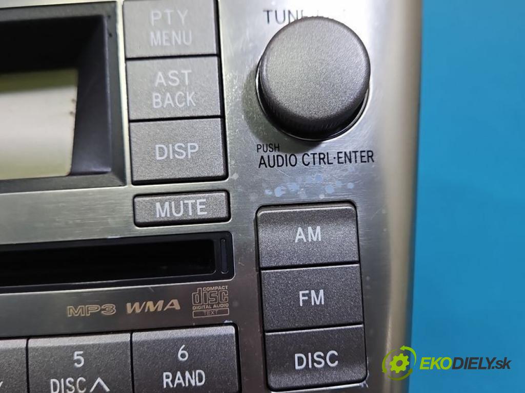 Toyota Avensis II T25 2003-2008 2.0 D4D 126 HP manual 93 kW 1998 cm3 5- Radio originál 86120-05120