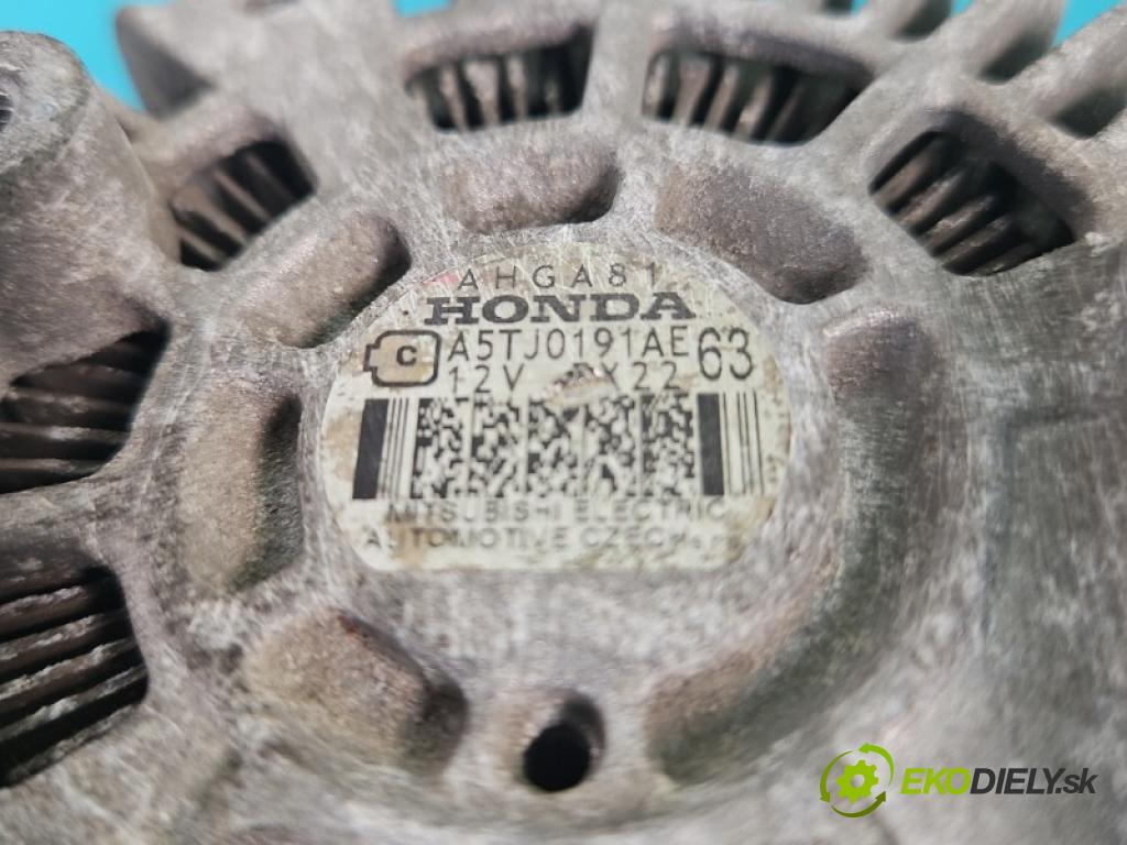 Honda Civic IX 2011-2017 1.8 16V 141 hp manual 104 kW 1798 cm3 5- Alternator A5TJ0191AE (Alternátor)
