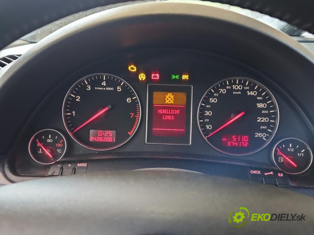 Audi A4 B6 2000-2004 2.0 20V 131 hp manual 96 kW 1984 cm3 4- Přístrojová deska 0263626021 (Přístrojová deska)