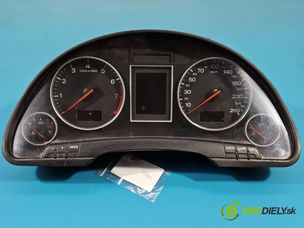 Audi A4 B6 2000-2004 2.0 20V 131 hp manual 96 kW 1984 cm3 4- Přístrojová deska 0263626021 (Přístrojová deska)