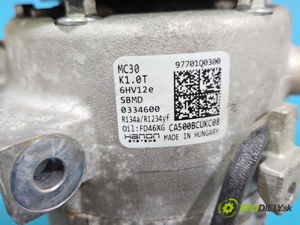Hyundai i20 III 2020- 1.0 T 100 hp manual 73.5 kW 998 cm3 5- Kompresor: klíma 9701Q0300 (Kompresor klimatizace)