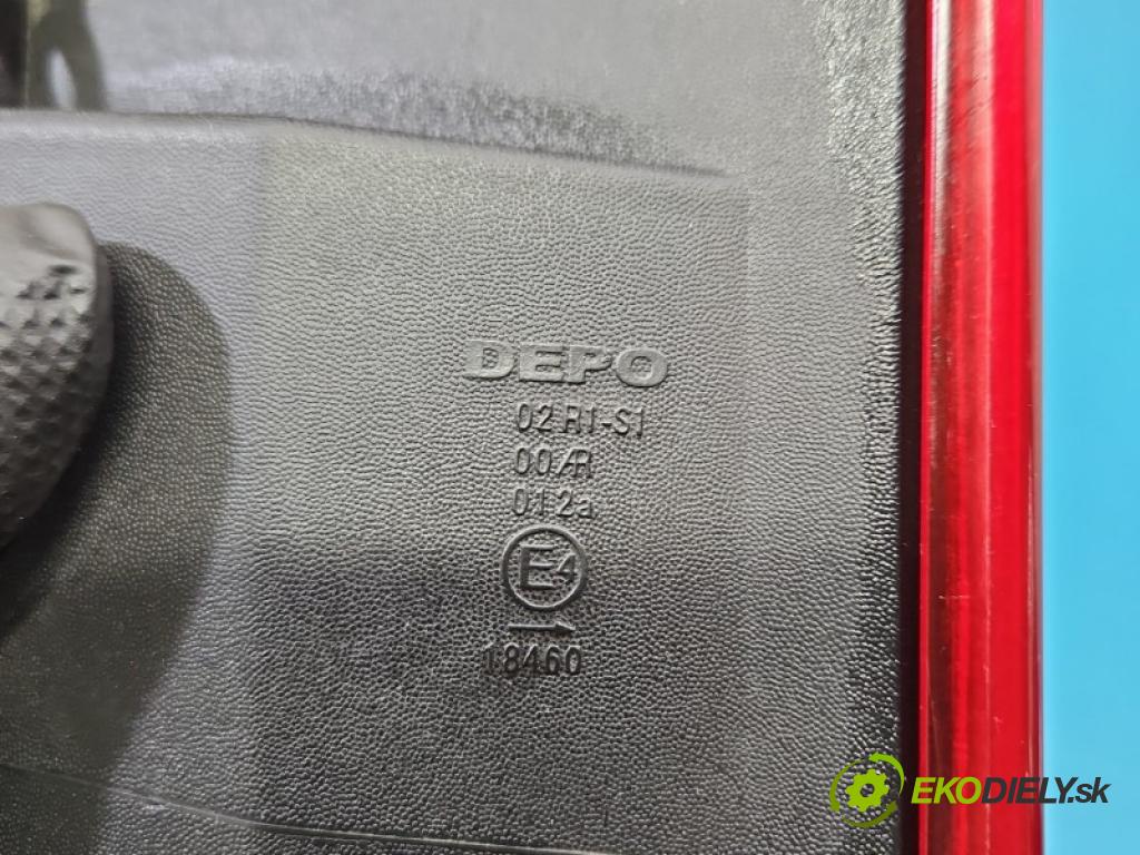 Mercedes Citan W415 2012- 1.5 cdi 90 HP manual 66 kW 1461 cm3 5- svetlo / reflektor zadné pravé blatník