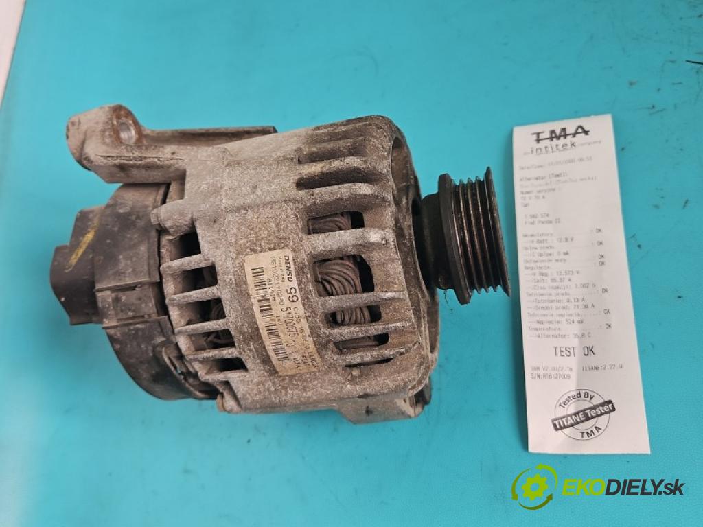 Fiat Panda II 2003-2012 1.1 8v 54 hp manual 40 kW 1108 cm3 5- Alternator 51700675 (Alternátor)