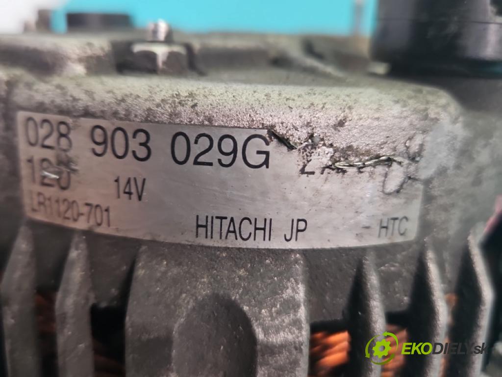 Vw Golf IV 1997-2003 1.9 tdi 101 hp manual 74 kW 1896 cm3 5- Alternator 028903029G (Alternátor)