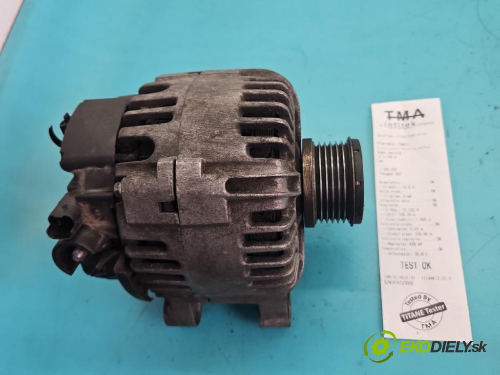 Peugeot 407 1.6 hdi 109 hp manual 80 kW 1560 cm3 4- Alternator 9646321780 (Alternátor)