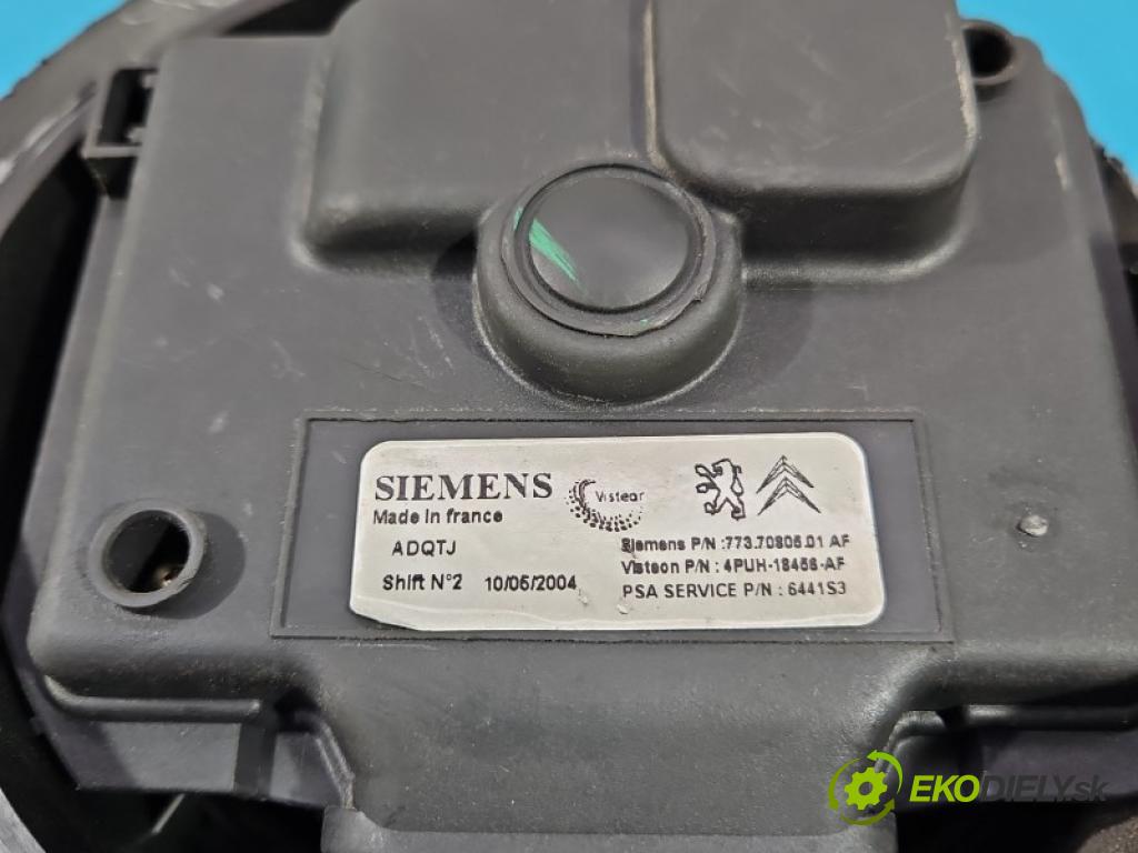 Peugeot 407 1.6 hdi 109 HP manual 80 kW 1560 cm3 4- ventilátor vzduchu 4PUH-18456-AF