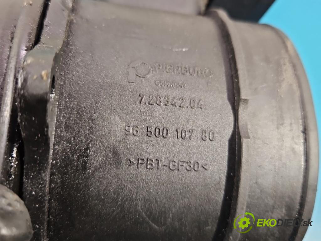 Peugeot 407 1.6 hdi 109 HP manual 80 kW 1560 cm3 4- průtokoměr: 9650010780 (Váha vzduchu)