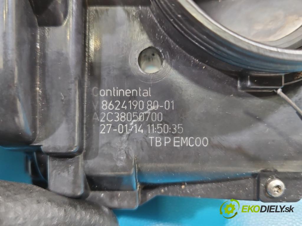 Peugeot 2008 I 2013-2019 1.6 16V 120 HP manual 88 kW 1598 cm3 5- klapka 862419080 (Škrtiaca klapka)