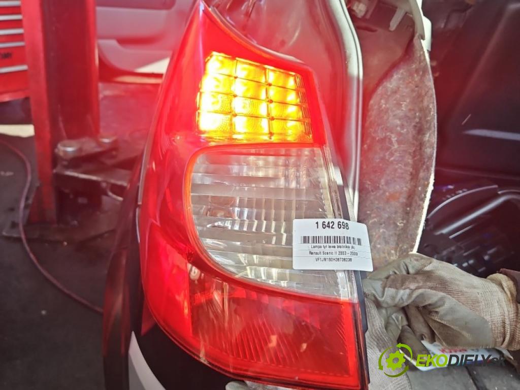 Renault Scenic II 2003-2009 1.4 16V 98 HP manual 72 kW 1390 cm3 5- svetlo / reflektor zadné ľavé blatník 