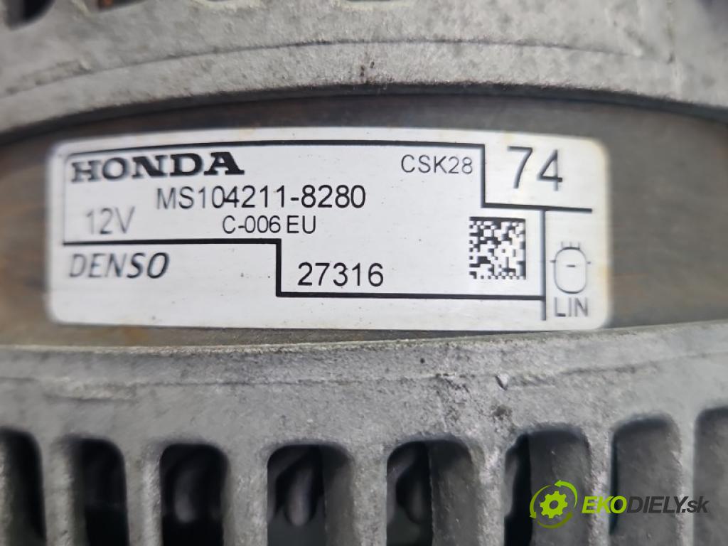 Honda HR-V II 2013-2021 1.6 i-DTEC 120 hp manual 88 kW 1597 cm3 5- Alternator 104211-8280 (Alternátor)