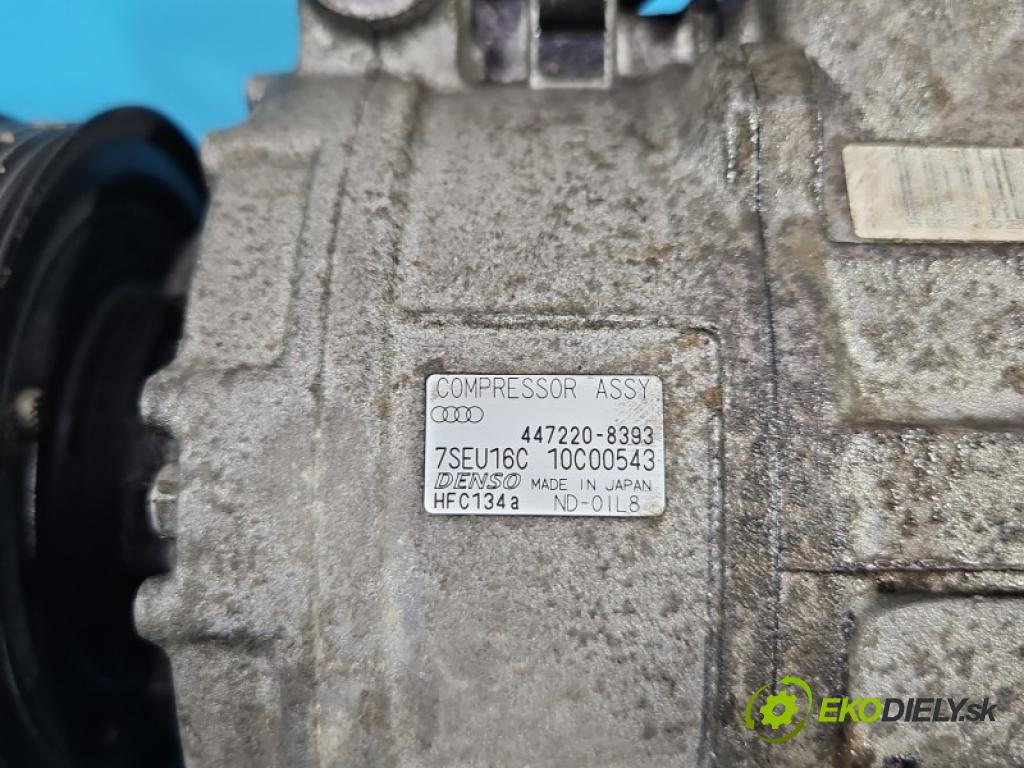 Audi A4 B6 2000-2004 2.0 20V 131 hp manual 96 kW 1984 cm3 4- Kompresor: klíma 447220-8393 (Kompresor klimatizace)