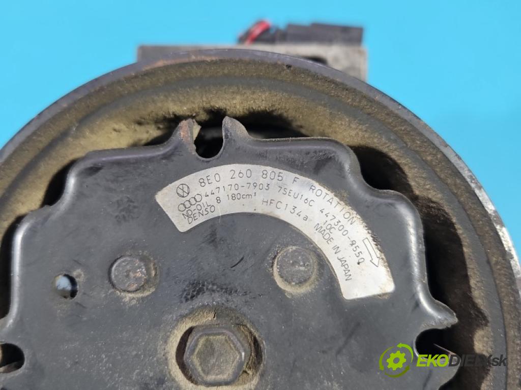Audi A4 B6 2000-2004 2.0 20V 131 hp manual 96 kW 1984 cm3 4- Kompresor: klíma 447220-8393 (Kompresor klimatizace)