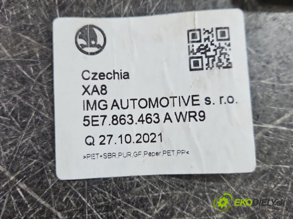 Skoda Octavia IV 2019- 2.0 tdi 150 HP automatic 110 kW 1968 cm3 5- koberec do auta kufra: 5E7863463A