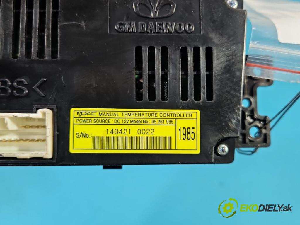 Opel Antara 2006-2015 2.2 cdti Z22D1: 163 HP manual 120 kW 2231 cm3 5- panel kúrenia 95261985