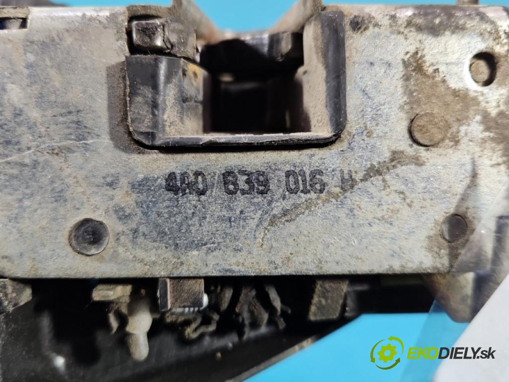Audi A4 B5 1994-2001 1.8 T 150 HP manual 110 kW 1781 cm3 4- zámok zadné pravý 4A0839016H
