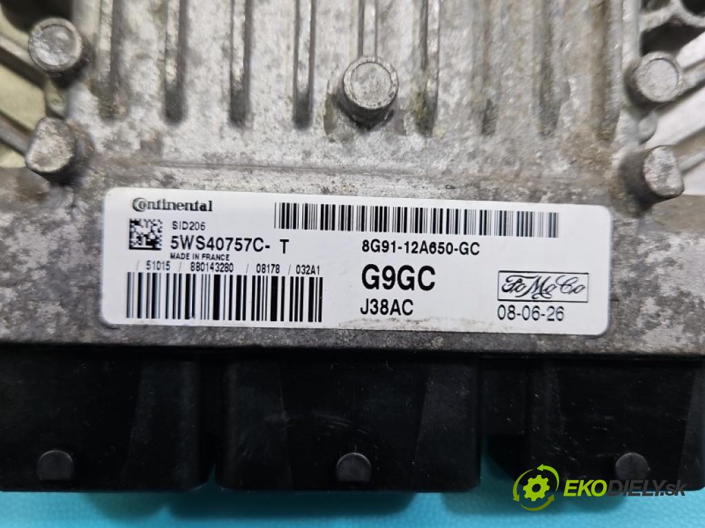 Ford Mondeo Mk4 2007-2014 2.0 tdci D4204T 140 hp automatic 103 kW 1997 cm3 5- řídící jednotka motoru 8G91-12A650-GC