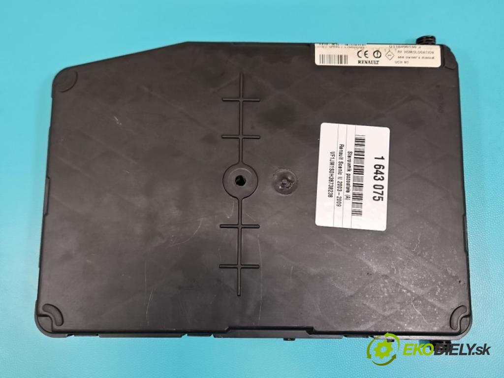 Renault Scenic II 2003-2009 1.4 16V 98 HP manual 72 kW 1390 cm3 5- riadiaca jednotka ostatné 8200780007