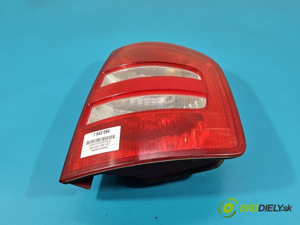 Skoda Fabia I 1999-2007 1.4 mpi 60 HP manual 44 kW 1397 cm3 4- svetlo / reflektor zadné pravé blatník 6Y9945096B