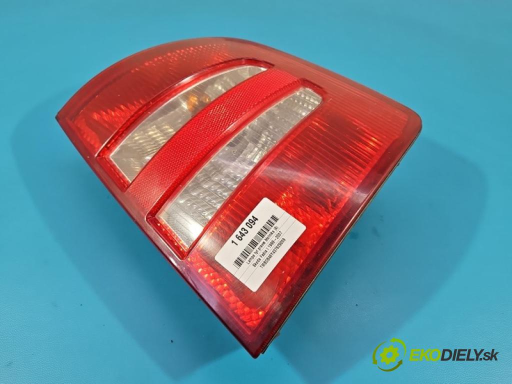 Skoda Fabia I 1999-2007 1.4 mpi 60 HP manual 44 kW 1397 cm3 4- svetlo / reflektor zadné pravé blatník 6Y9945096B