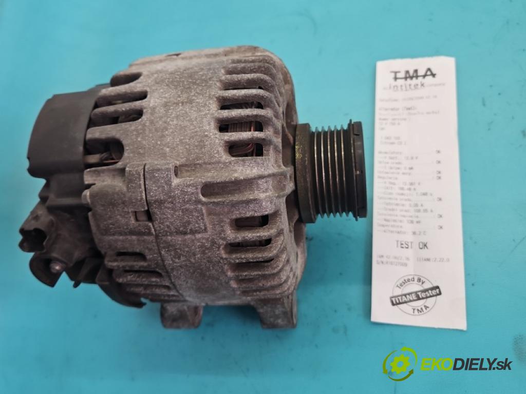 Citroen C3 I 2002-2009 1.4 hdi 68 HP manual 50 kW 1398 cm3 5- Alternator 9646321780 (Alternátor)