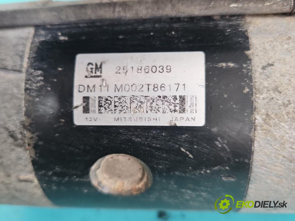 Opel Antara 2006-2015 2.2 cdti Z22D1: 163 hp manual 120 kW 2231 cm3 5- startér: 25186039 (Startér)